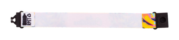 Mojo RPET bracelet, recycled polyester - White