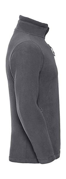 Men's Full Zip Outdoor Fleece - Black / XS