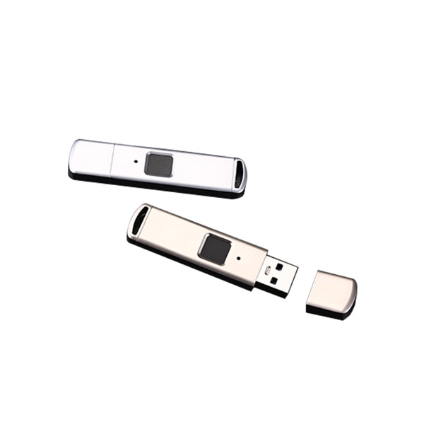 USB Flash drive with finger print XT492 - SILVER_32GB