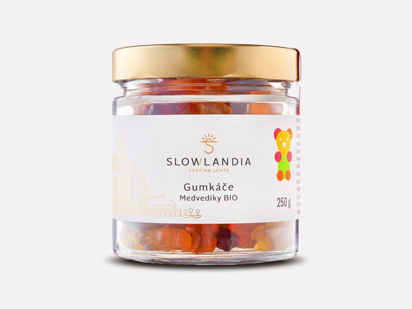 Gumkáče - Medvedíky 250g Vegan BIO sklo