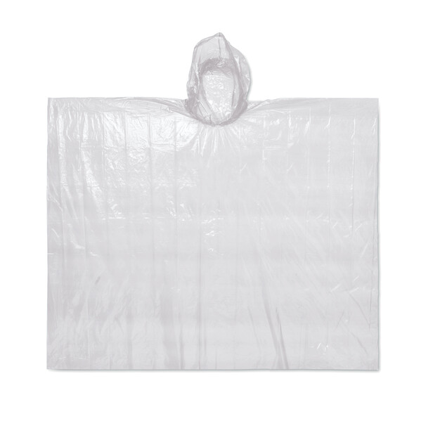 Foldable raincoat in polybag Sprinkle - Transparent
