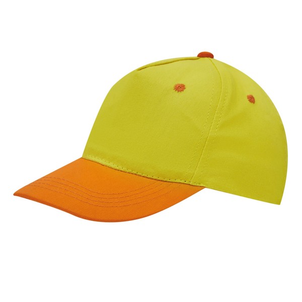 5-Panel-Cap Für Kinder Calimero - Gelb / Orange