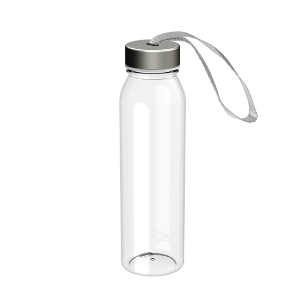 Trinkflasche Active "Pure", 650 Ml - Transparent / Silber