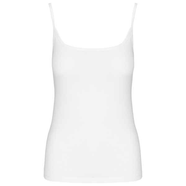 Ladies' Strappy Tank Top - White / 2XL