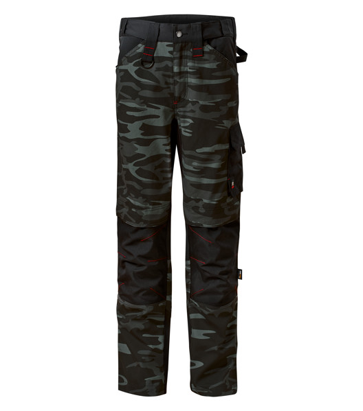 Pracovní Kalhoty Pánské Rimeck® Vertex Camo - Camouflage Dark Gray / 56