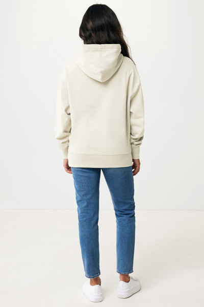 Mikina s kapucí Iqoniq Yoho relaxed fit z recykl. bavlny - Natural Raw / XXS