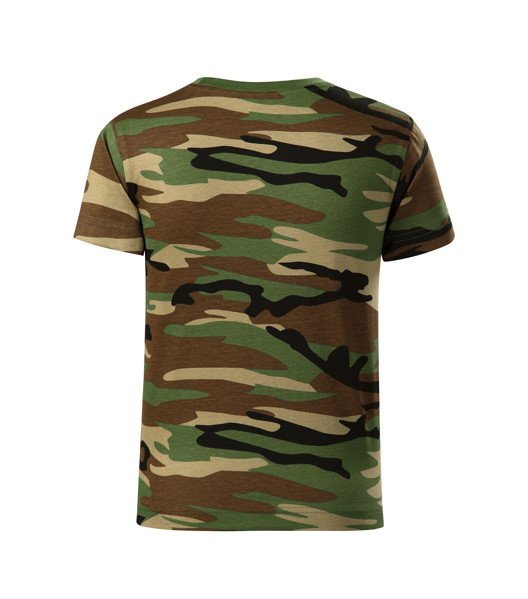 Tričko Dětské Malfini® Camouflage - Camouflage Brown / 122 cm/6 let
