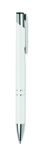 Recycled aluminium ball pen Bern Ra - White