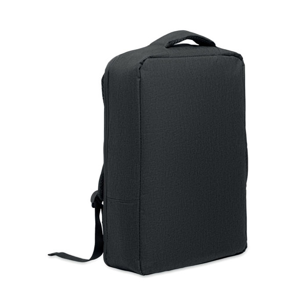 Slim 15 inch laptop backpack Laugar - Black