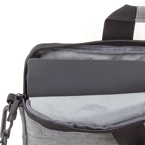 MALETIN PORTAORDENADOR CHIC - Gris