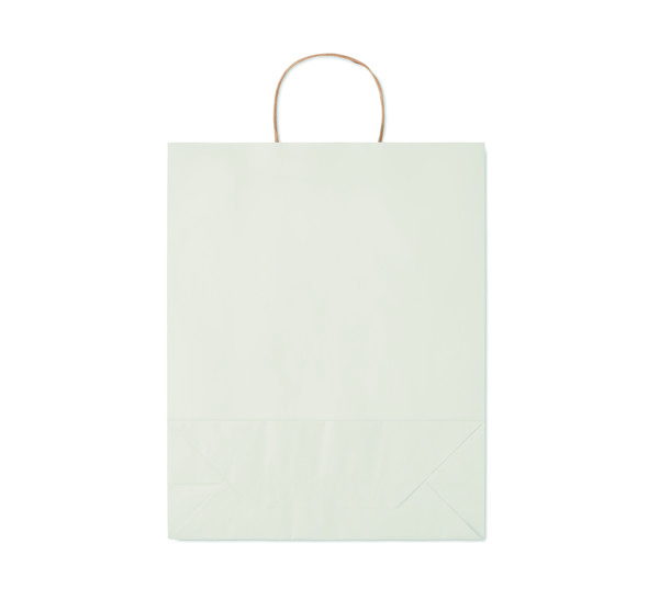 Nagy papír ajándéktasak, 90 g Paper Tone L - Fehér