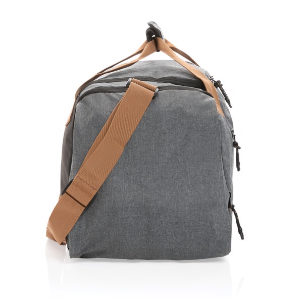 Vikend torba Impact AWARE, 55×26×25 cm, rPET - Siva