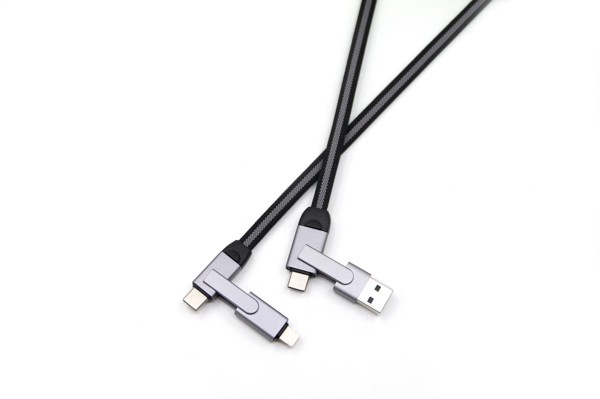 Fast charging cable 6 in 1 UC056 - SILVER