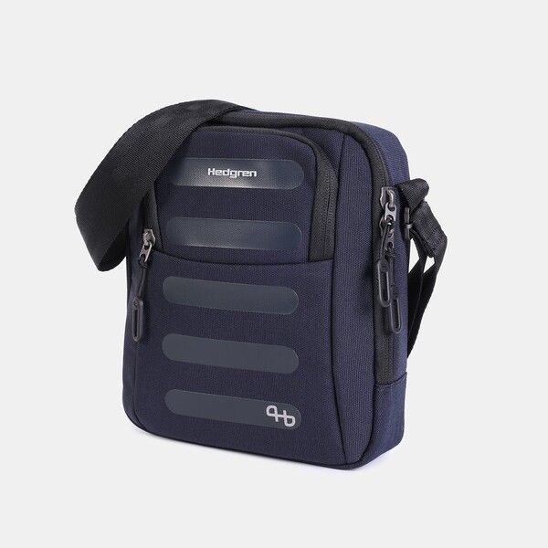 RELAX | Crossover vertical + RFID - Hedgren - Peacot Blue