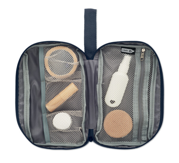 Beauty case 600D RPET Vanit - Francese Navy