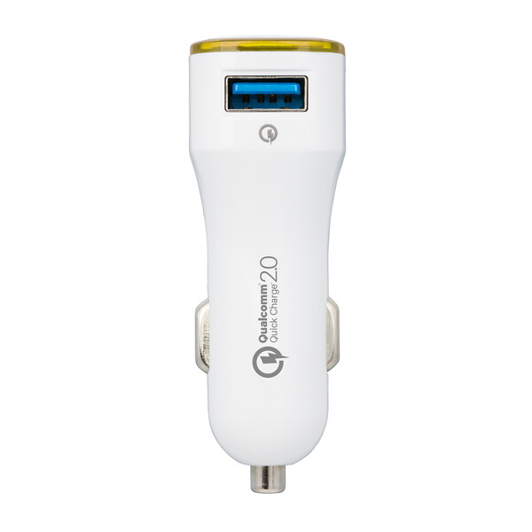 USB car charger Quick Charge 2.0® COLLECTION 500 - yellow