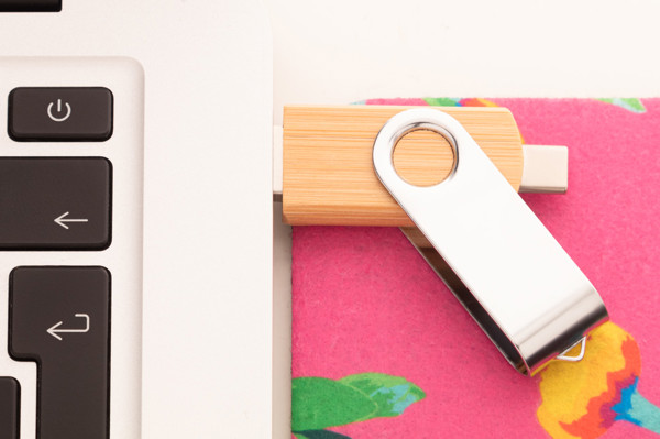 Otg Usb Flash Drive BooSpin - Natural / 4 GB