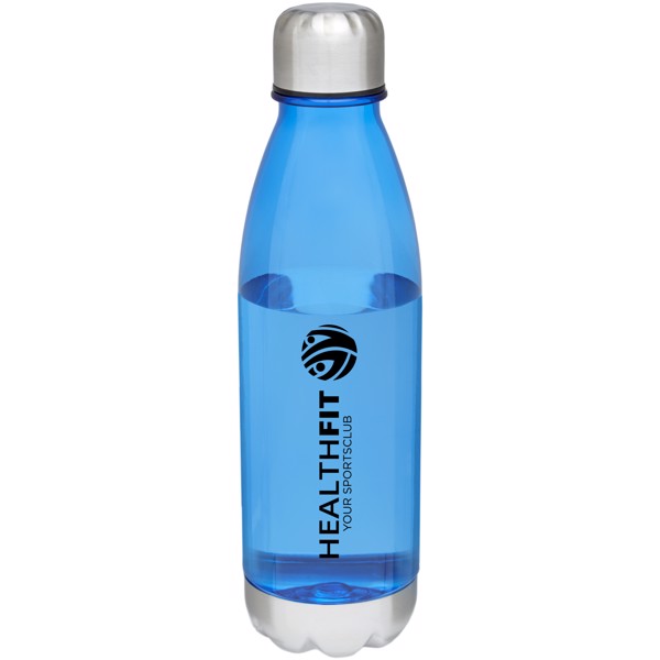 Borraccia sportiva Cove da 685 ml - Blu royal trasparente