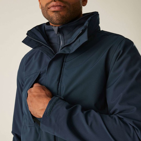 Kingsley - Stretch 3-In-1 Jacket - Black / Black / XL