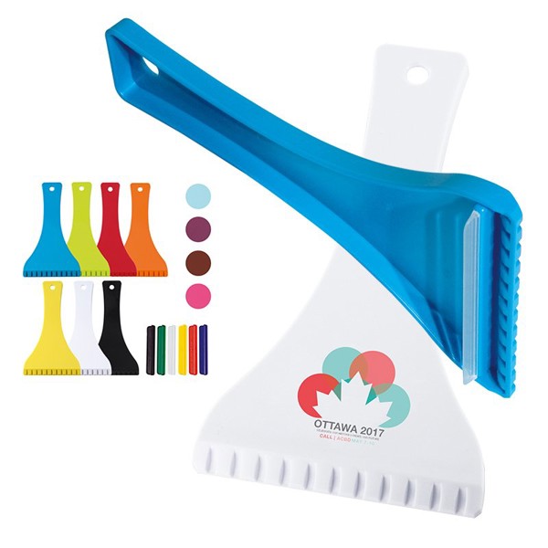 CAR ICE SCRAPER WITH HANDLE - Blanc / Unique