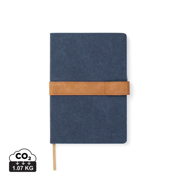 VINGA Carnet de notes en papier recyclé RCS Bosler - Bleu Marine