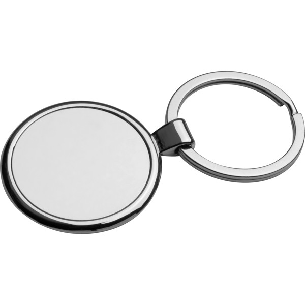 Metal keyring ROCIO - Silvergrey
