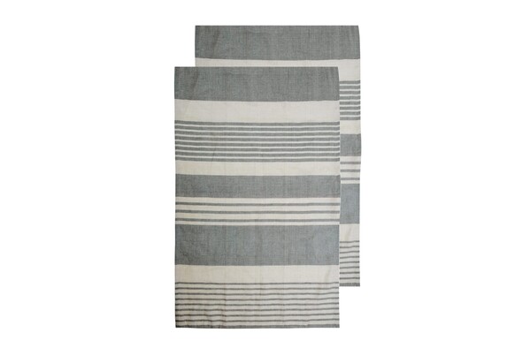 Sagaform Ella hamam Towel 2-pack 50x70cm - Grey