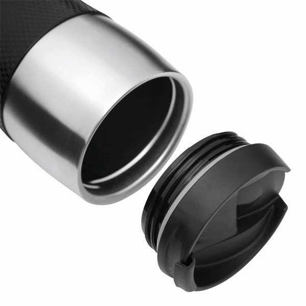 Isolierbecher Au Lait - Schwarz / Silber