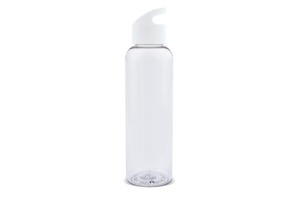 Bouteille Loop transparent R-PET 600ml - Transparent / Blanc