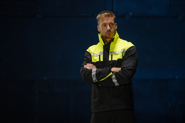 7416 WORKERJACKET PGL Grey/Black XS
