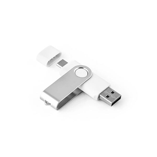 USB Flash drive OTG01 - WHITE_1GB