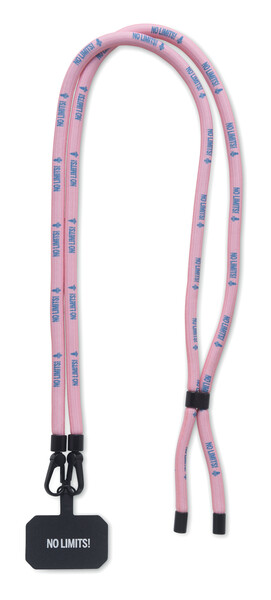 ⌀8mm full colour polyester crossbody cord phone holder - Full colour
