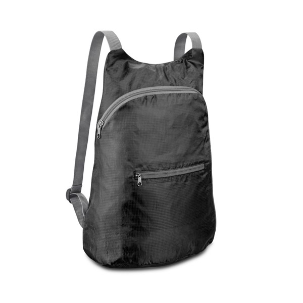 BARCELONA. Foldable backpack - Black