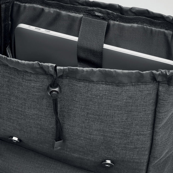 Mochila em poliéster 600D Riga - Preto