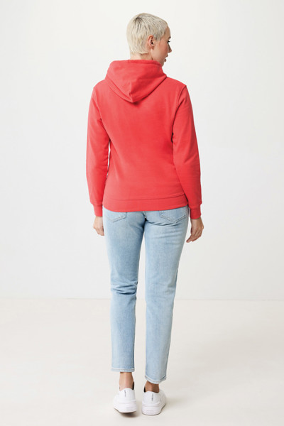 Sweat à capuche en coton recyclé Iqoniq Jasper - Luscious Red / XXXL