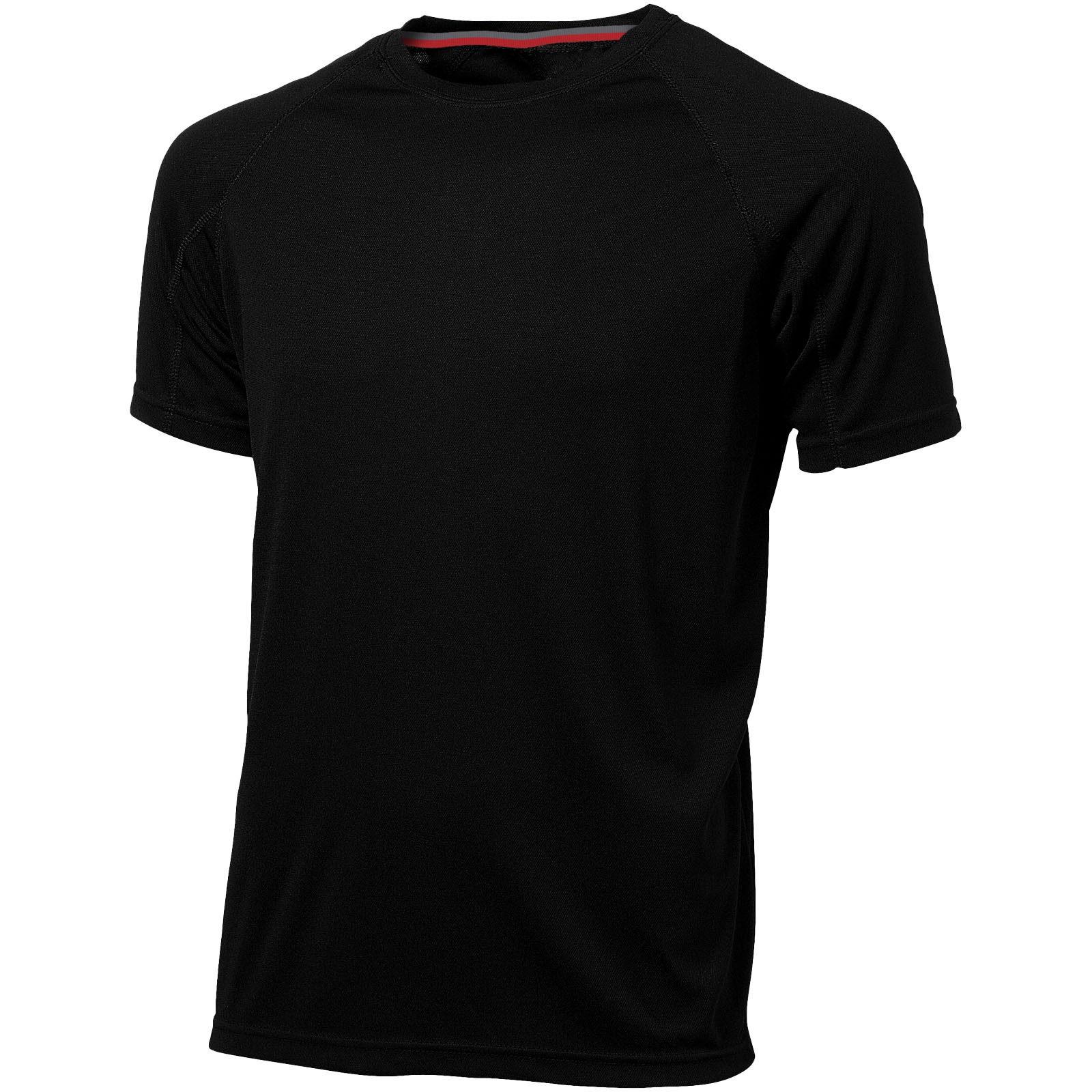 Pánské triko Serve s krátkým rukávem, s povrchovou úpravou - Černá / XXL