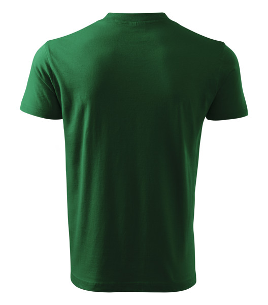 Tričko Unisex Malfini® V-Neck - Fľaškovozelená / S