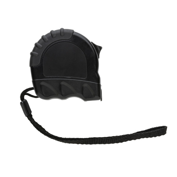 Mètre ruban 3M/16 mm en plastique recyclé RCS - Noir