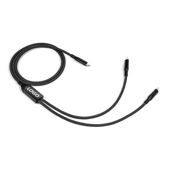 2in1 Fast Charging Data Cable UC075 - SILVER