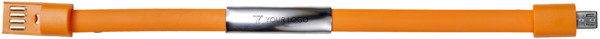Pulseira USB de silicone Tiago - azul claro