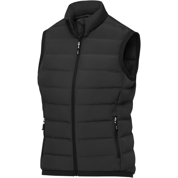 Caltha women's insulated down bodywarmer - Solid Black / M