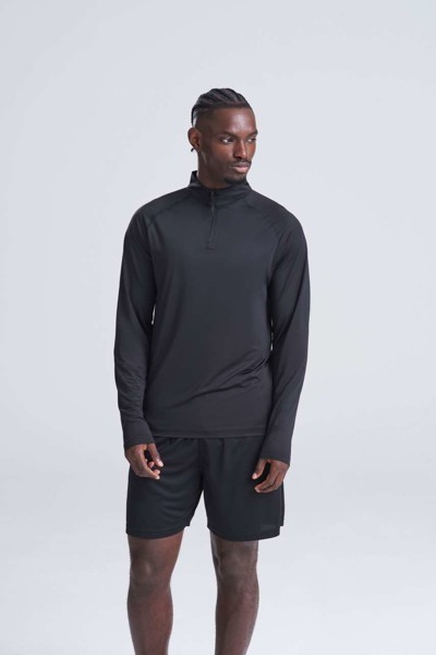 Lightweight Active 1/4 Zip - Jet Black / L