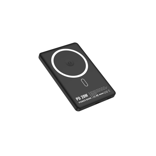 Magsafe powerbank 5000mAh with Apple Watch support - SILVER
