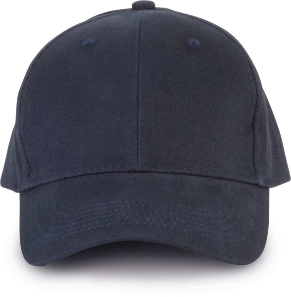 6 Panels Organic Cotton Cap - White