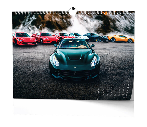 Nástěnný Kalendář - Dream Cars - A3