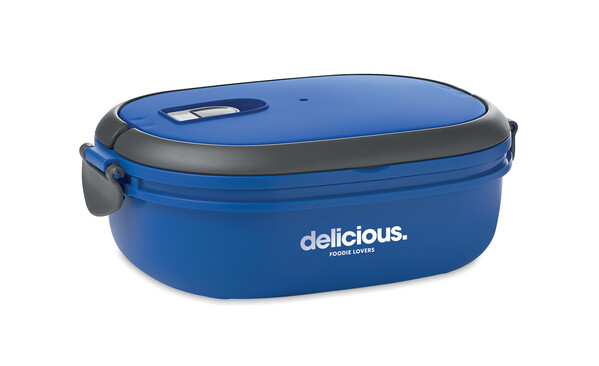 Lunch box en PP Lux Lunch - Bleu Royal