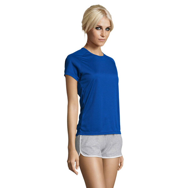 SPORTY T-SHIRT SENHORA 140g Sporty Women - Azul RoyalXXL
