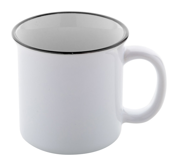 Vintage Sublimation Mug Gover - Black / White