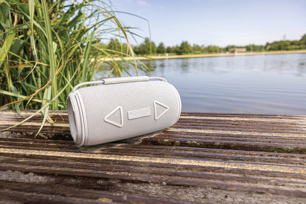 Prisma RCS recycled plastic IPX 4 waterpoof 16W speaker - Grey