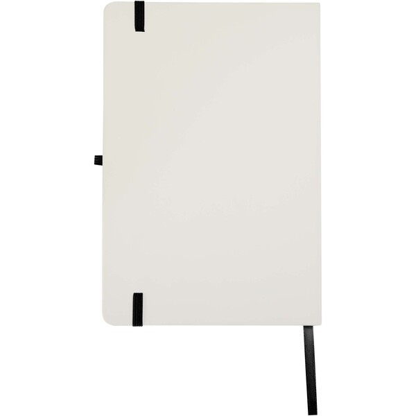 Spectrum A5 hard cover notebook with coloured edge - Black